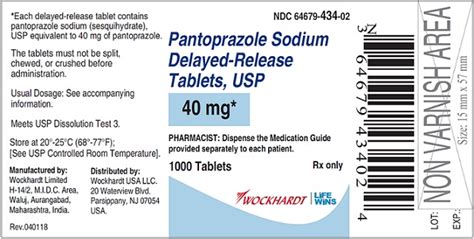 Dailymed Pantoprazole Sodium Tablet Delayed Release