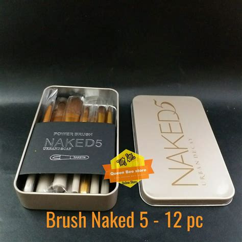 Jual Multipro88 Brush 12 In 1 Make Up Brush Set Naked5 Isi 12 Kuas Dan Brush Naked3 Isi