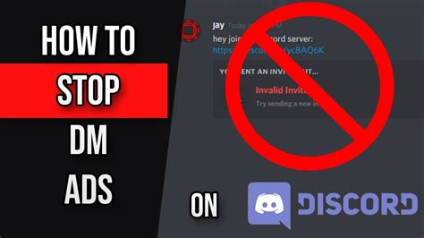 How To Stop Dm Advertisers On Your Discord Server Youtube