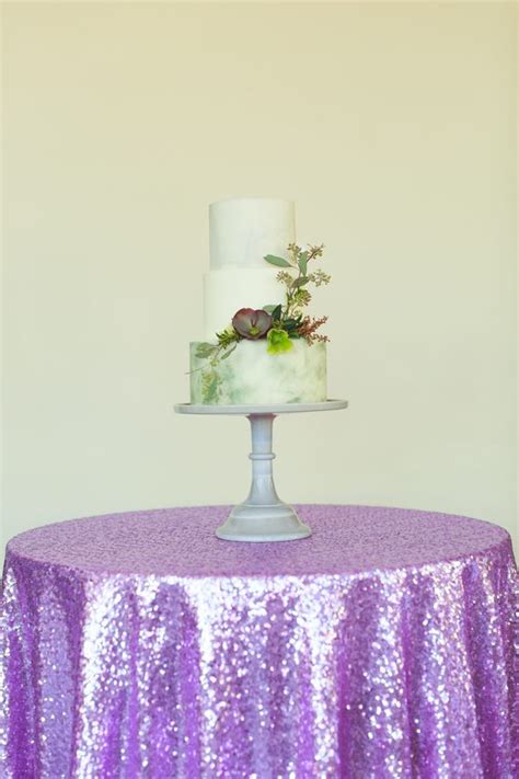 Lavender Sequin Tablecloth Lavender Wedding Decor Lavender Etsy