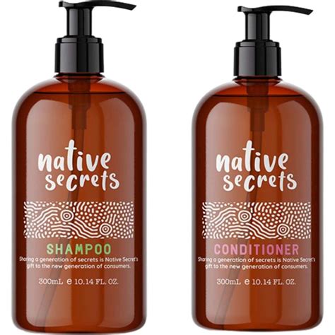 Native Secrets Australian Made Shampoo And Conditioner 300ml 2 Pack