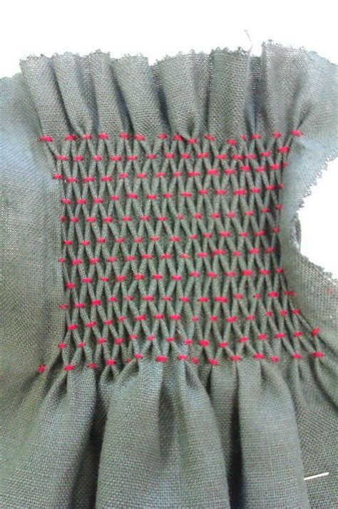 English Smocking Textiles Sample By Ruth Singer Fabric Manipulation