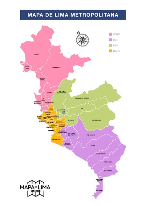 Distritos De Lima Mapa Images And Photos Finder