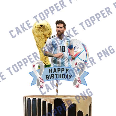 Messi Argentina Fifa World Cup Cake Topper Payhip