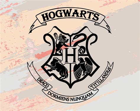 Hogwarts logo svg dxf png Harry potter svg png | Etsy