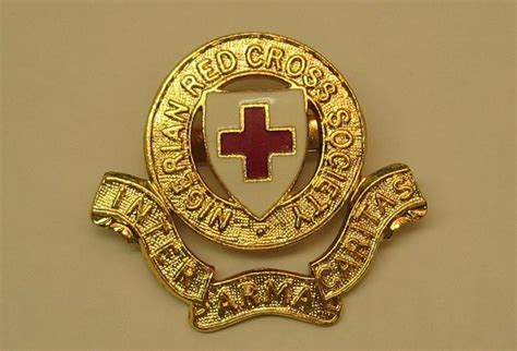 Nigerian Red Cross Society Hat Badge Made By Jr Gaunt Birmingham