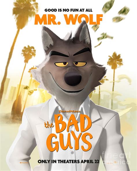 Mr Wolf Bad Guys Digital Art By Jovan Hayes Pixels