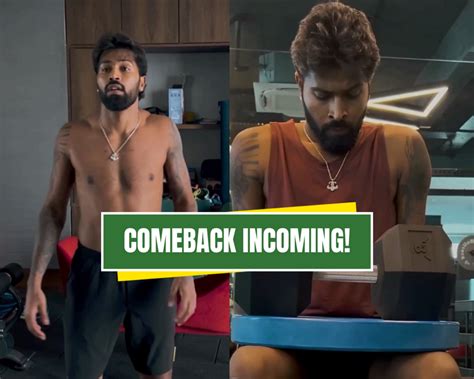 Watch Hardik Pandya Shares His Workout Video In The Gym