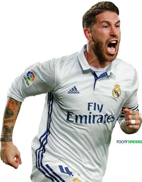 Sergio Ramos Real Madrid Football Render Footyrenders