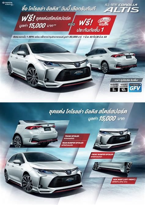 แบบไหนดี? All-New Toyota Corolla Altis 2020 โปรฯชุดแต่งฟรี หรือ ...