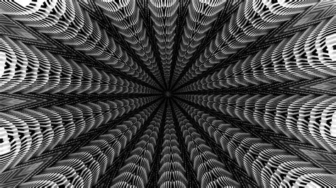 Artistic Black And White Digital Art Tunnel Vortex Hd Abstract