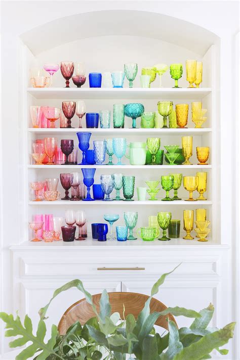 Easy Decor Ideas To Make Your House Feel Like Spring Decorating Shelves Depression Glass