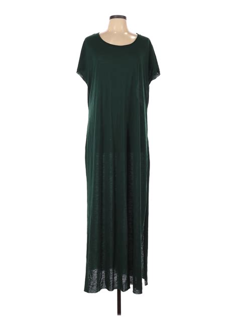 Unbranded Women Green Casual Dress L Ebay