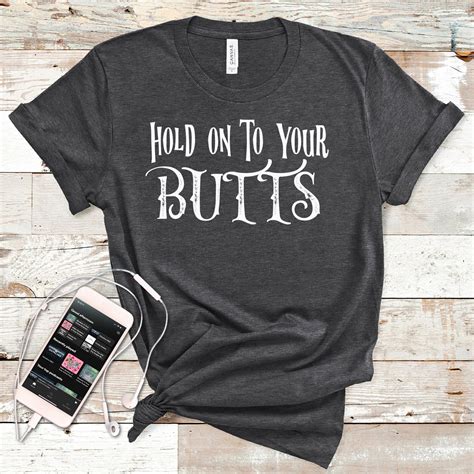 Hold On To Your Butts Short Sleeve Tee Morbid Podcast Fan Etsy