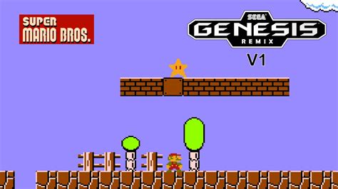 Super Mario Bros Starman Sega Genesis Remix V1 Youtube