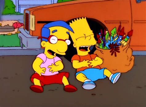 Image Bart And Milhouse Laughingpng Simpsons Wiki