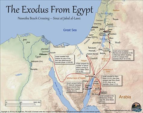 Israel Journey From Egypt To Canaan Map Map Of The Abrahams Journey