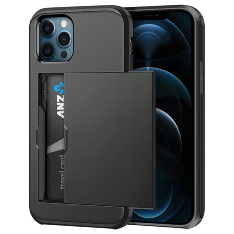 Iphone case with card holder. Tough Armour Slide Case Card Holder for Apple iPhone 12 Pro Max