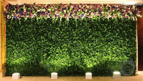 Picture Of Fresh And Beautiful Greenery Wedding Backdrops 11