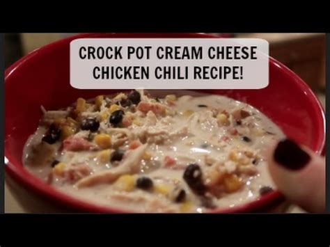 Cook in your crock pot on high for 4 hours. CROCK POT CREAM CHEESE CHICKEN CHILI RECIPE! - YouTube