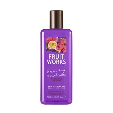 Fruit Works Passion Fruit And Watermelon Bath And Shower Gel 500 Ml 449