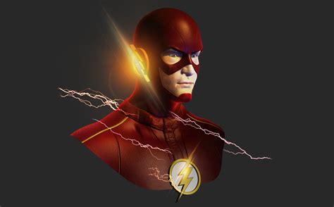 The Flash 3d Model Low Poly Cgtrader
