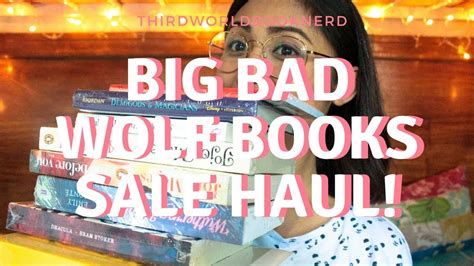 Nature, not content with denying him the. Giant Big Bad Wolf Books HAUL! (Filipino Booktuber) - YouTube