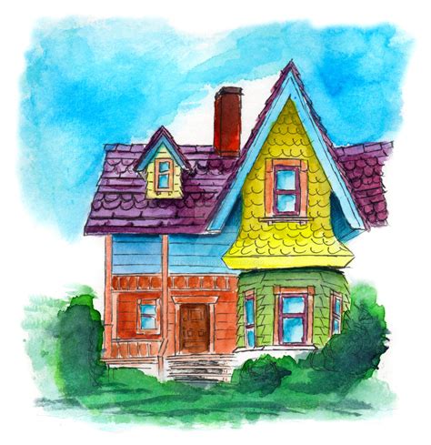 Disney Up House Drawing At Explore Collection Of