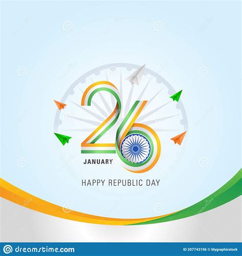 Indian Republic Day Banner Design Stock Vector Illustration Of