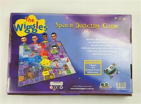 The Wiggles Space Dancing Board Game Complete Original Og Wiggles 2003