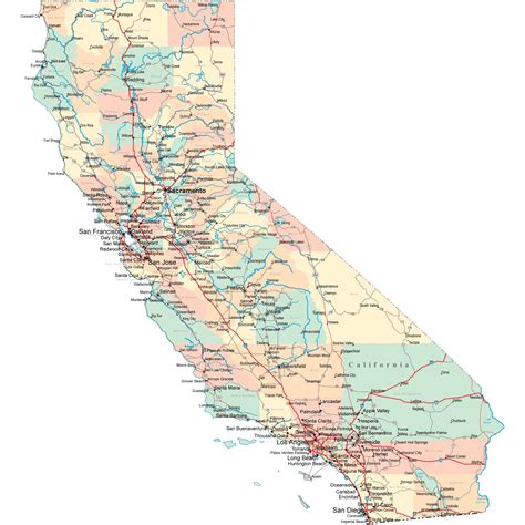 California Road Map - CA Road Map - California Highway Map