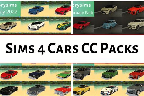 The Ultimate List Of Sims 4 Cars Cc Mods And More