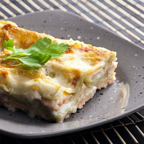Recette Gratin de ravioles au saumon
