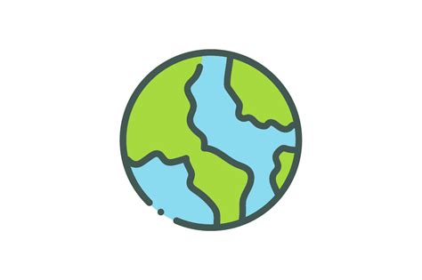 Earth Icon Graphic By Rudezstudio · Creative Fabrica