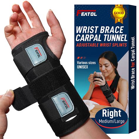 Buy Featolwrist Brace For Tunnel Adjustable Night Wrist Support Brace