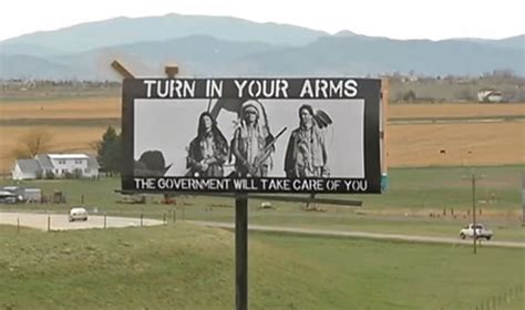 Pro Gun Billboards In Colorado Spark Outrage Among Native Americans New York Daily News