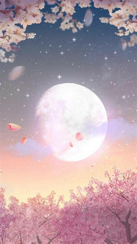 Aesthetic Moon Background Pink We Handpicked The Best Pink