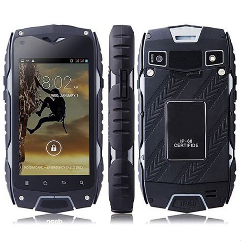 New Original Z6 Ip68 Waterproof Phone 40 Shockproof Dustproof Mtk6572