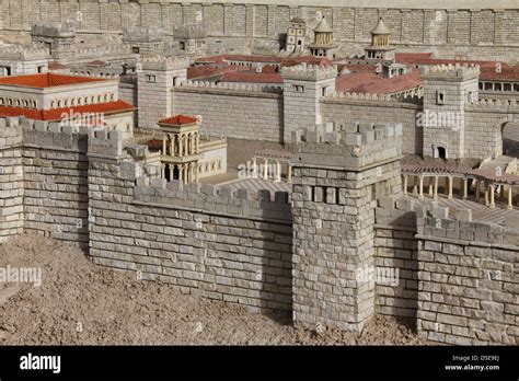 The Palace Of Herod Model Of The Ancient Jerusalem Israel Museum