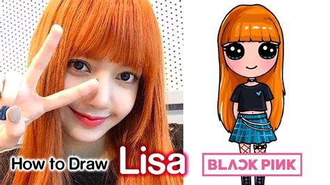 How To Draw Lisa Blackpink Kpop Youtube
