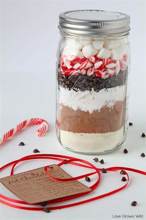 Homemade Hot Chocolate Mix A Great Gift In A Jar Idea For The