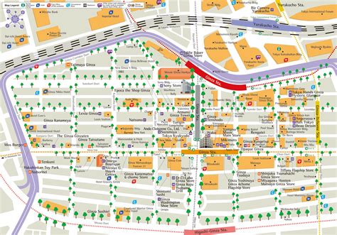 The description of ginza shopping hotel map app. GINZA Shopping Map - Bing