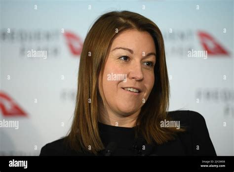 Qantas Loyalty Ceo Olivia Wirth Speaks During A Frequent Flyer Program