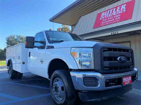 Ford F 350 Dually 4x4 Knapheide 11 Service Bed 2012 Utility