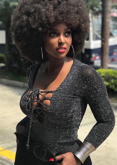 African American Women Natural Hair Amara La Negra Afro Lace
