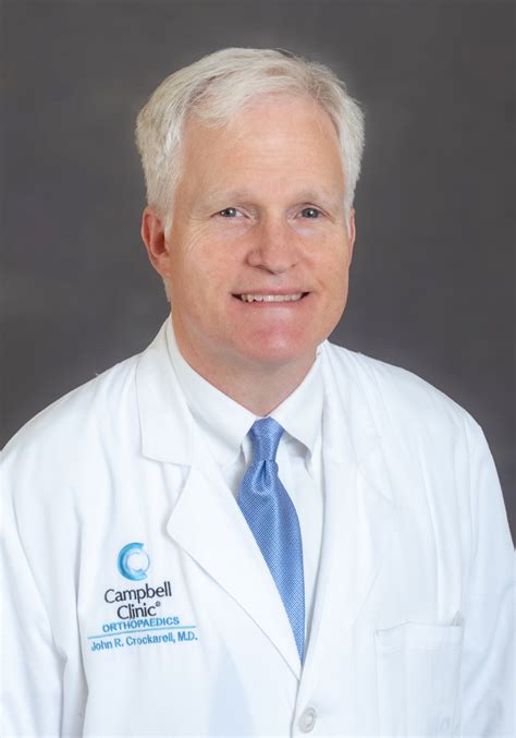 John Crockarell Campbell Clinic Orthopaedics Total Joint Replacement