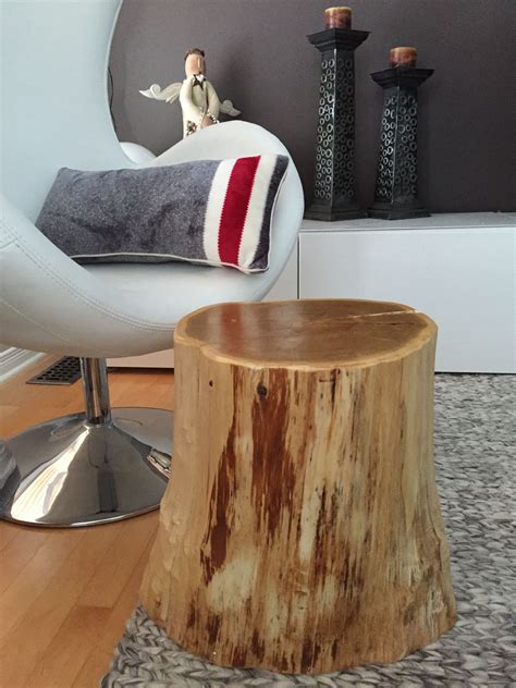 Stump Side Table Log Furniture Tree Trunk Table Eco Friendly