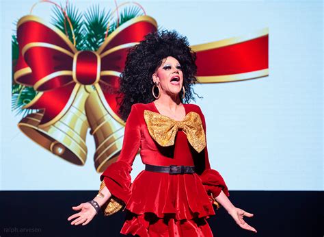 Thorgy Thor Performing At A Drag Queen Christmas At The Acl Live Moody