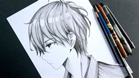 How To Draw Anime Male Face Side View Anime Guy Side