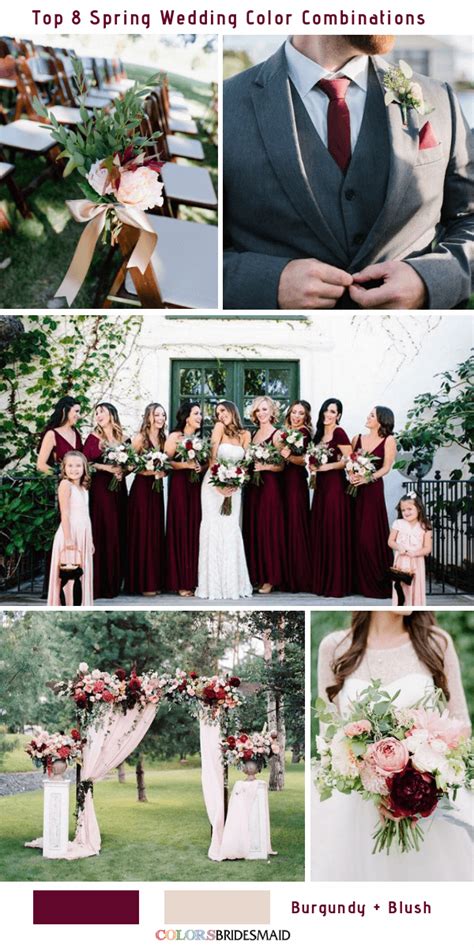Top 8 Spring Wedding Color Palettes For 2019 Colorsbridesmaid